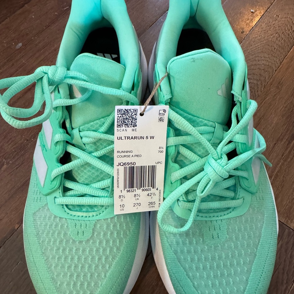 adidas UltrARun Women's Running Shoes - Mint Green
